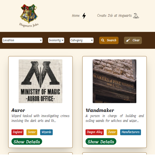 Hogwats Jobs
